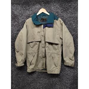 Vintage Eddie Bauer Lightweight Windbreaker Hooded Parka Jacket‎ Adult Large